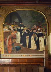 The Dominicans Leaving Their Monastery to the University in 1527